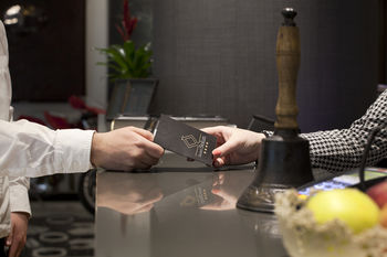 Check-in or Check-out Kiosk